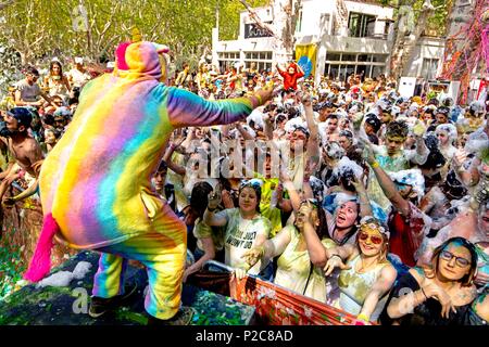 La France, l'Occitanie, Gard, Beaucaire, Parti de Holi Banque D'Images