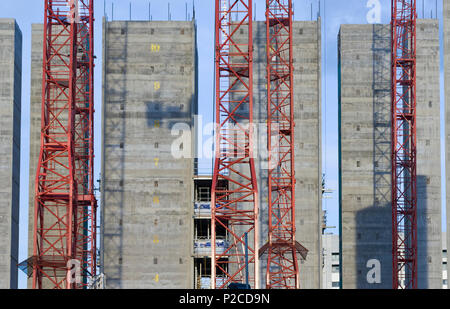 Site de construction dans le centre de Londres, UK Banque D'Images