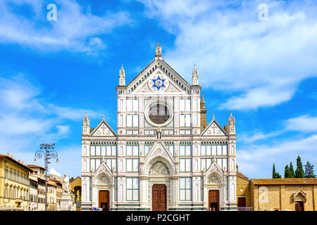 Basilique Santa Croce, Florence, Italie Banque D'Images