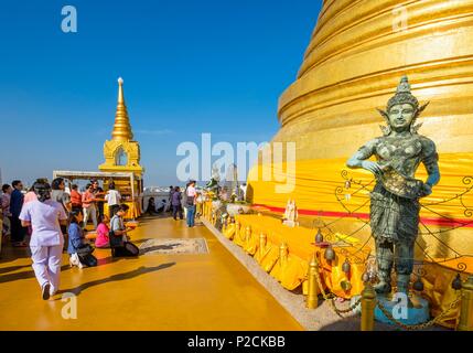 Thaïlande, Bangkok, Pom Prap Sattru Phai district, Wat Saket ou Temple de la montagne d'Or Banque D'Images