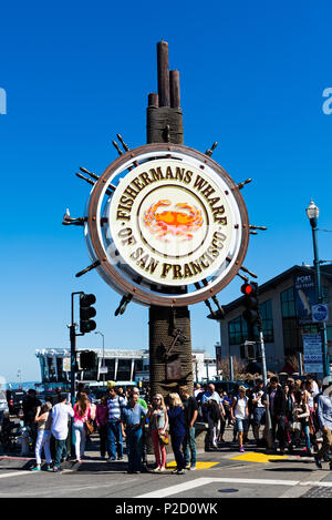 Fisherman's Wharf de San Francisco, Californie, USA Banque D'Images