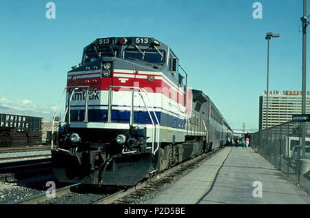 . Anglais : Le vent du désert à Las Vegas station en octobre 1992 . 21 octobre 1992. Hikki Nagasaki 15 vents du désert à Las Vegas, Octobre 1992 Banque D'Images