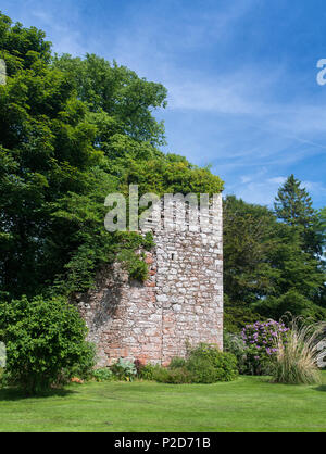 Tour à Eaglesfield Blacket, l'ancienne maison ancestrale au clan Bell d'Écosse. Banque D'Images