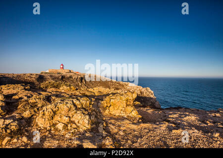 Phare, Cabo de Sao Vicente, Costa Vicentina, Algarve, Portugal