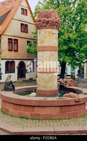 Fontaine de contes de fées,Bonaduz an der Strasse,Allemagne Banque D'Images