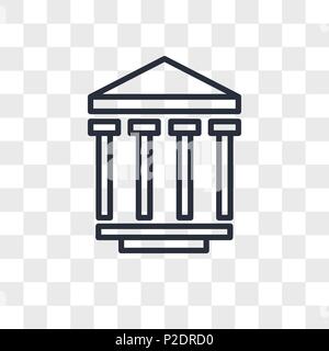 Icône vecteur historique isolé sur fond transparent, de l'histoire concept logo Illustration de Vecteur