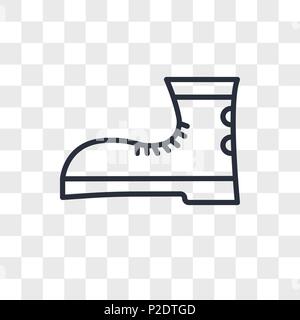 Icône vecteur d'initialisation isolé sur fond transparent, concept logo de boot Illustration de Vecteur