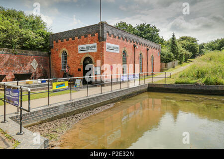 Le Canal Museum à Foxton Locks dans le Leicestershire Banque D'Images