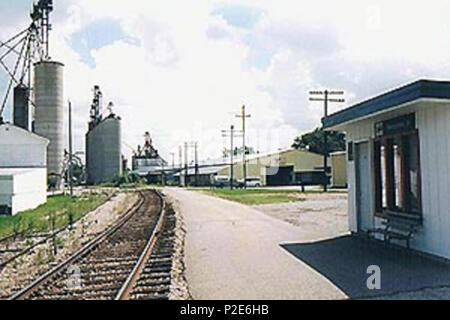 . Anglais : Rensselaer station en août 2001 . Prise le 28 août 2001. Hikki Nagasaki 45 août 2001, la station de Rensselaer Banque D'Images