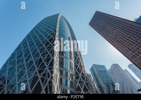 Gakuen Mode Cocoon Tower et d'autres gratte-ciel de Shinjuku, Shinjuku, Tokyo, Japon Banque D'Images