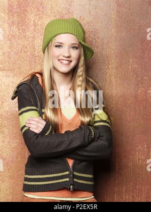 Titre original : HANNAH MONTANA. Titre en anglais : HANNAH MONTANA. Directeur du film : SAM W. ORENDER. Année : 2006. Stars : Emily Osment. Credit : DISNEY CHANNEL / Album Banque D'Images