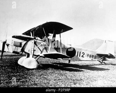 Avion de guerre japonais durant la DEUXIÈME GUERRE MONDIALE, 1939-1945. Banque D'Images