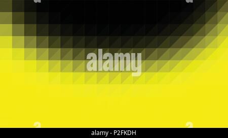 Jaune Noir poly faible gradient vectoriel de texture. Illustration en couleurs, bien que polygonal d'un téléphone cellulaire, le matériel marketing, ou le site web de l'arrière-plan. Tous les p Illustration de Vecteur