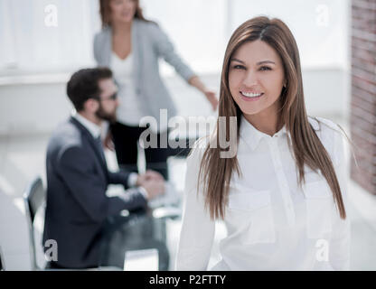 Business Woman at modern office Banque D'Images