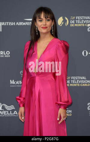 Montecarlo, moine. 15 Juin, 2018. Monte-Carlo, 58e Festival International de la télévision cérémonie d'tapis rouge Photo : Dina Shahibi : Crédit Photo Agency indépendante/Alamy Live News Banque D'Images