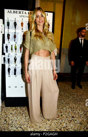 Milan, Italie. 15 Juin, 2018. Alberta Ferretti arrivées sur la photo : Elena Santarelli : Crédit Photo Agency indépendante/Alamy Live News Banque D'Images