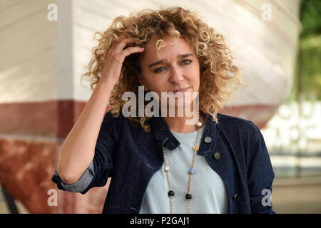 Rome Italie 15 juin 2018 - MAXXI - Museo Nazionale delle arti del XXI secolo - Photocall film de présentation DEI Valeria Golino producteur du film Crédit : Giuseppe Andidero/Alamy Live News Banque D'Images