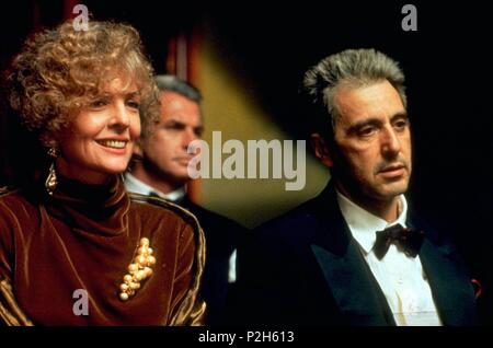 Titre original : The Godfather PART III. Titre en anglais : THE GODFATHER PART III. Film Réalisateur : Francis Ford Coppola. Année : 1990. Stars : Al Pacino, Diane Keaton. Credit : PARAMOUNT PICTURES / Album Banque D'Images