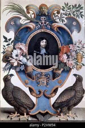 Jean Baptiste Colbert (1619/1683), ministre de Louis XIV. Paris, musée d'histoire naturelle. Emplacement : Museo de Historia Natural. Banque D'Images