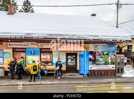 Gare routière Banque D'Images