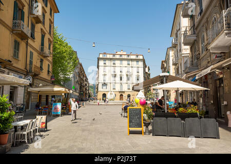 La Spezia, Italie - 28 avril : centre-ville de La Spezia, le 28 avril 2018 à La Spezia, Italie Banque D'Images