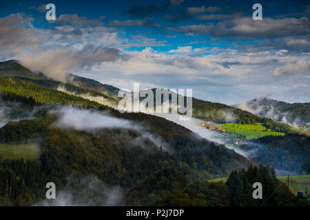 Kleines Wiesental, près de Wieden, Forêt-Noire, Bade-Wurtemberg, Allemagne Banque D'Images