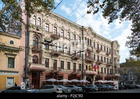 Odessa, Ukraine, l'hôtel Bristol dans le centre-ville historique Banque D'Images