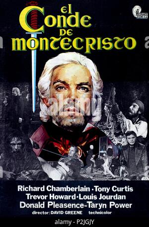 Titre original : le Comte de Monte Cristo. Titre en anglais : Le comte de Monte Cristo. Directeur du film : DAVID GREENE. Année : 1975. Credit : ITC / Album Banque D'Images