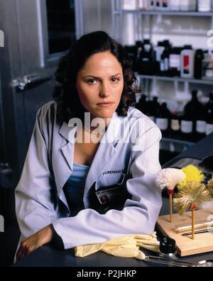 Titre original : CSI : Crime Scene Investigation-TV. Titre en anglais : CSI : Crime Scene Investigation. Année : 2000. Stars : JORJA FOX. Credit : CBS Television / Album Banque D'Images