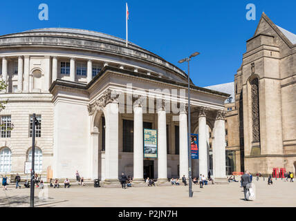 Angleterre Angleterre Manchester Greater Manchester centre-ville centre-ville manchester central library st peters square dans le centre-ville de Manchester Manchester uk Banque D'Images