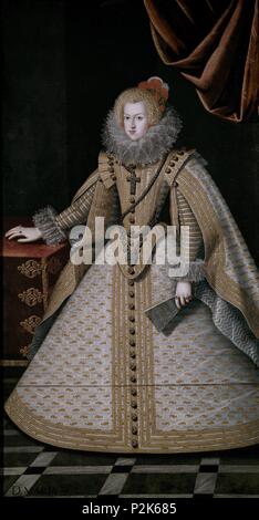 DOÑA MARIA DE L'Autriche (1606-1646) - EMPERATRIZ DEL SACRO IMPERIO ROMANO GERMANICO - ESPOSA DE FERNANDO III E HIJA DE FELIPE III Y MARGUERITE D'AUTRICHE. Emplacement : CONVENTO DE LA ENCARNACIÓN, MADRID, ESPAGNE. Banque D'Images