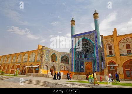 La mosquée du Shah à Ispahan Banque D'Images