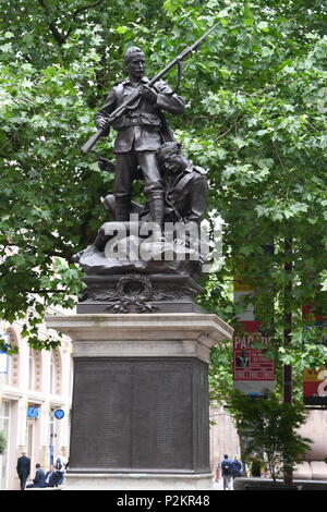 Mémorial de la guerre des Boers à Manchester Banque D'Images