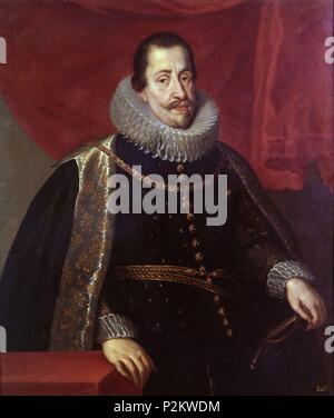 L'empereur Ferdinand II (1578-1639). 17e siècle. Huile sur toile (111 x 96). Baroque flamand. Madrid, musée du Prado. Auteur : Justus Sustermans (1597-1681). Emplacement : Museo del Prado-PINTURA, MADRID, ESPAGNE. Banque D'Images