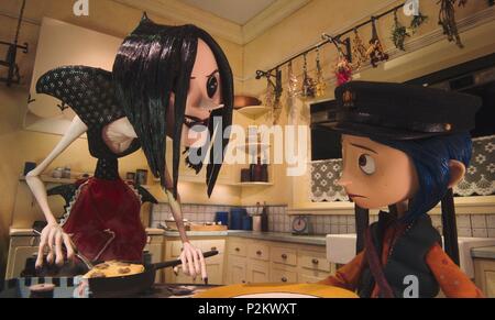 Titre original : CORALINE. Titre en anglais : CORALINE. Film Réalisateur : Henry Selick. Année : 2009. Credit : LAIKA ENTERTAINMENT / Album Banque D'Images