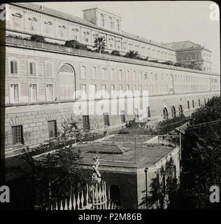 . Italiano : Napoli - Palazzo Reale, facciata Sud. après 1930. Inconnu 61 Napoli, Palazzo Reale, facciata Sud Banque D'Images