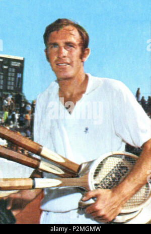 . CAMPIONI DELLO SPORT 1969/70- n. 401 - J. NEWCOMBE (AUS)- TENNIS . vers 1970. John Newcombe 1968 inconnu 44 Banque D'Images