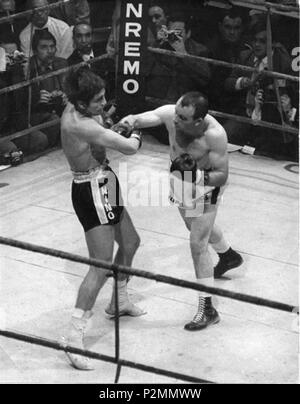 . Nino Benvenuti vs. Don Fullmer à San Remo . 1968. Inconnu 65 Nino Benvenuti vs Don Fullmer 1968 Banque D'Images