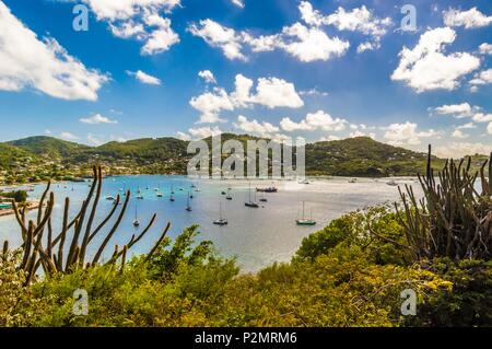 Caraïbes, Petites Antilles, Saint Vincent et les Grenadines, Bequia Island, Port Elizabeth, Princess Margaret Bay Banque D'Images