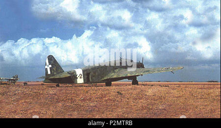 . Italiano : Aereo Savoia Marchetti SM.82 . avant 1960. Inconnu 74 R.A. - Savoia-Marchetti SM.82 Banque D'Images