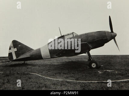 . Italiano : Reggiane Re.2001 Français : Reggiane Re.2001 . 1941 (d'après) camouflage. Italiano : Sconosciuto English : Inconnu 75 Reggiane2001 San Diego Air Space Museum 1 Banque D'Images