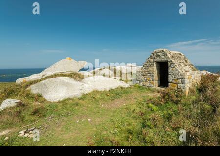 La France, Finistère, Plouescat, côte de Cam Louis Banque D'Images