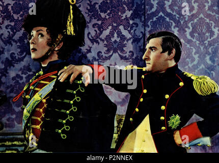 . Italiano : Lilia Silvi e Renato Rascel dans una scena del film Napoleone di Carlo Borghesio Licensing 1953 . 1953. Inconnu 74 Rascel Silvi Napoleone 1951 Banque D'Images