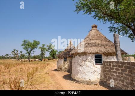 Le Burkina Faso, région des Cascades, Tengrela, Le Rencard camping Banque D'Images