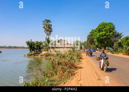 Le Burkina Faso, région Centre, Ouagadougou, le lac de barrage barrage numéro 3 Banque D'Images