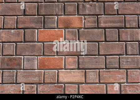 Arrière-plan d'un rouge profond brickwall Banque D'Images