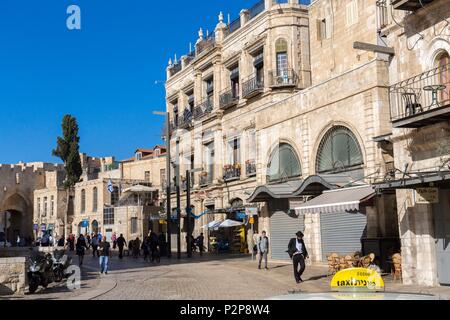 Israël, Jérusalem, la vieille ville, la nouvelle Imperial Hotel occupe un bâtiment historique du xixe siècle à la périphérie de la vieille ville Banque D'Images