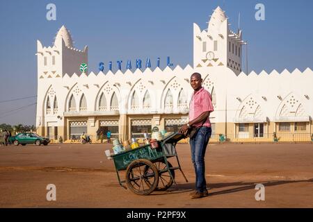 Le Burkina Faso, région Hauts-Bassins, Bobo-Dioulasso, la gare ferroviaire Banque D'Images