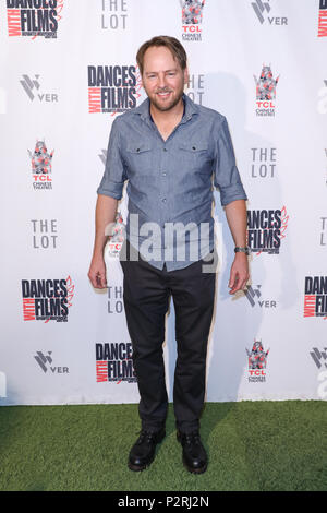 Hollywood, Californie, USA. 15 Juin, 2018. Cinéaste Matthew Ellis assistant à Jaclyn Bradley Palmer's 'Amour les organes que nous sommes en première mondiale à des danses avec des Films Festival au théâtre chinois de Grauman à Hollywood Calfornia. Credit : Sheri Determan/Alamy Live News Banque D'Images