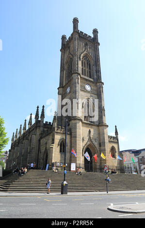 St Luke's Church, communément connu sous le nom de l'église bombardée, à Liverpool, Merseyside, sur UK Banque D'Images